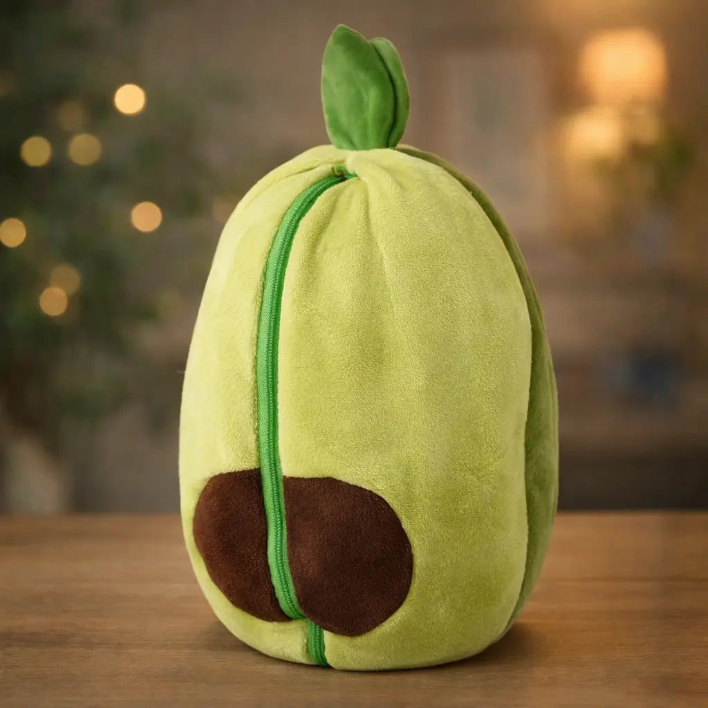 peluche veilleuse ane vert fermeture eclair
