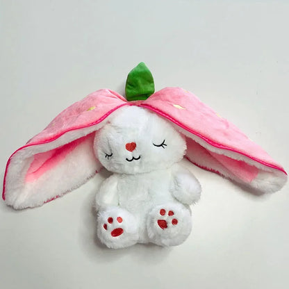 peluche lapin fraise